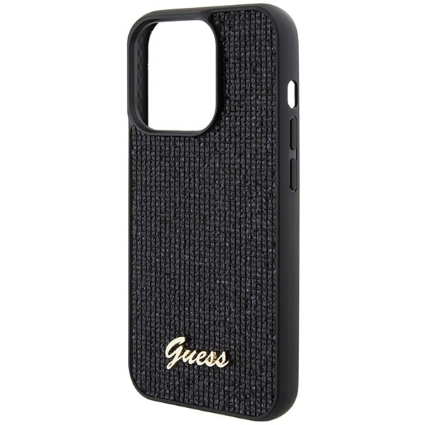 Guess Disco Metal Script - θήκη για Apple iPhone 15 Pro - Μαύρο - Image 6