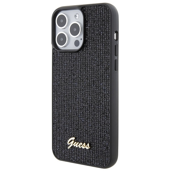 Guess Disco Metal Script - θήκη για Apple iPhone 15 Pro Max - Μαύρο - Image 2
