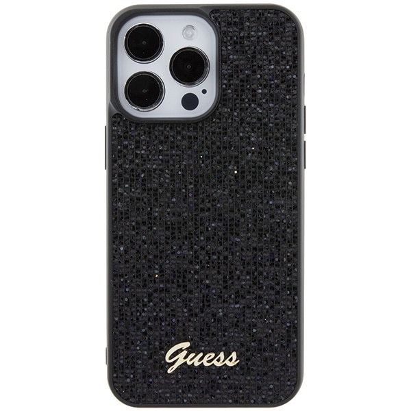 Guess Disco Metal Script - θήκη για Apple iPhone 15 Pro Max - Μαύρο - Image 3