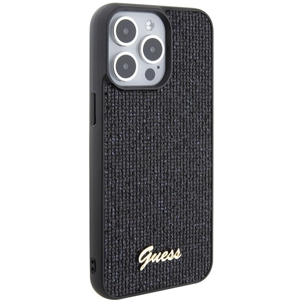 Guess Disco Metal Script - θήκη για Apple iPhone 15 Pro Max - Μαύρο - Image 4