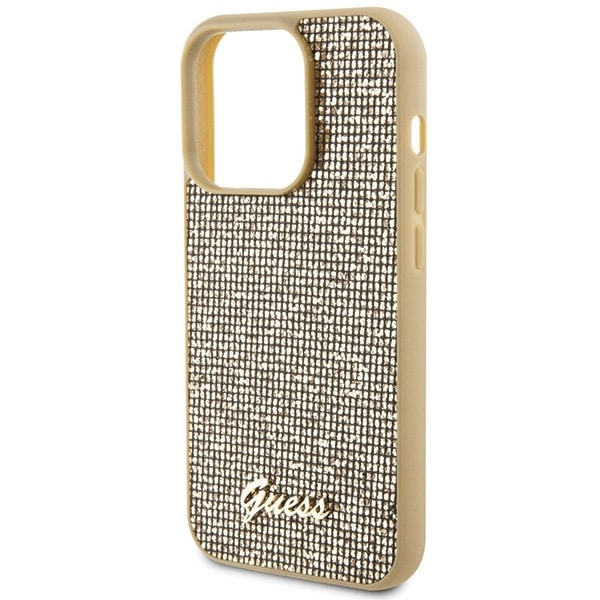 Guess Disco Metal Script - θήκη για Apple iPhone 15 Pro - Χρυσό - Image 6