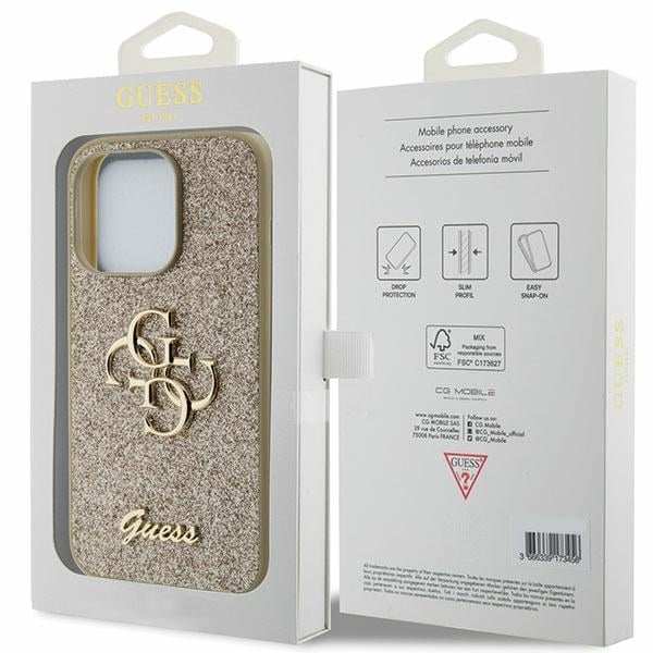 Guess Glitter Script Big - θήκη για Apple iPhone 15 Pro - Πολύχρωμο - Image 8