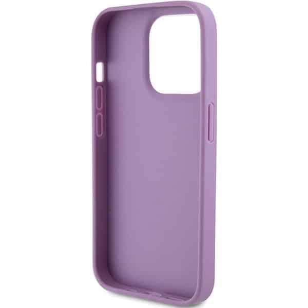 Guess Leather 4G Stamped - θήκη για Apple iPhone 15 Pro - Μωβ - Image 7