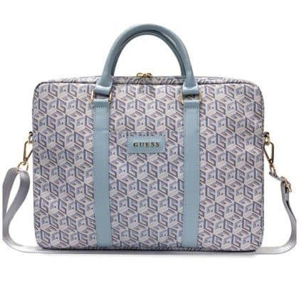 Guess Τσάντα GUCB15HGCFSEB 16" Μπλε/blue GCube Stripes