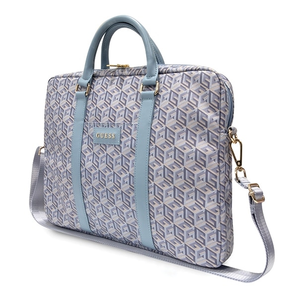 Guess Τσάντα GUCB15HGCFSEB 16" Μπλε/blue GCube Stripes - Image 2