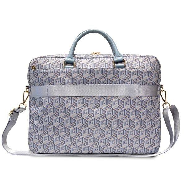 Guess Τσάντα GUCB15HGCFSEB 16" Μπλε/blue GCube Stripes - Image 3