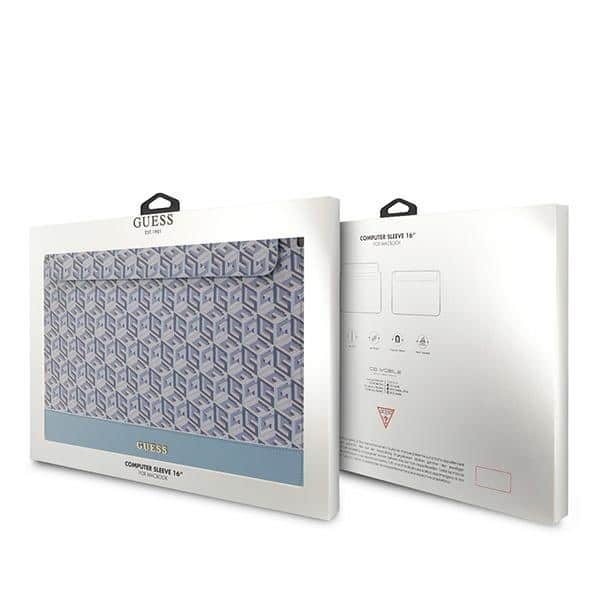 Guess Θήκη GUCS16HGCFSEB 16" Μπλε/blue GCube Stripes - Image 4