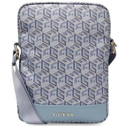 Guess Τσάντα GUTB10HGCFSEB 10" Μπλε/blue GCube Stripe Tablet Bag