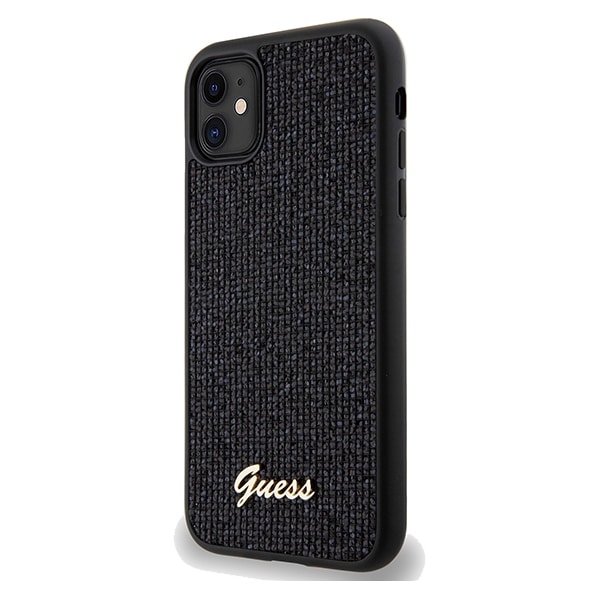 Guess Disco Metal Script - θήκη για Apple iPhone 11 - Μαύρο - Image 2