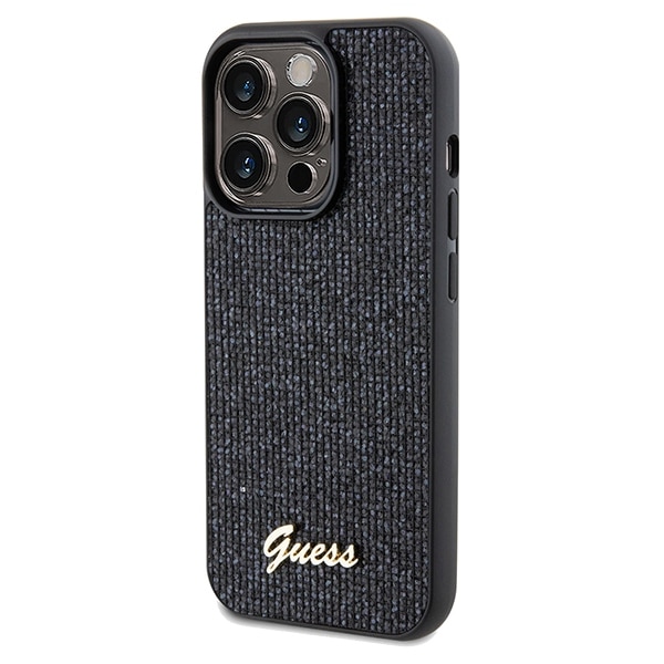 Guess Disco Metal Script - θήκη για Apple iPhone 14 Pro Max - Μαύρο - Image 2
