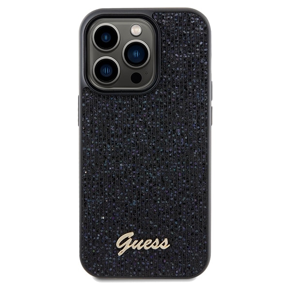 Guess Disco Metal Script - θήκη για Apple iPhone 14 Pro Max - Μαύρο - Image 3