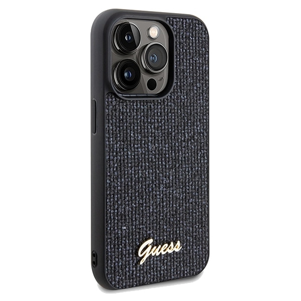 Guess Disco Metal Script - θήκη για Apple iPhone 14 Pro Max - Μαύρο - Image 4