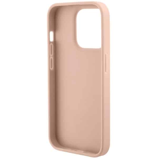 Guess Triangle Metal Logo - θήκη για Apple iPhone 15 Pro Max - Ροζ - Image 5