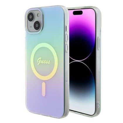 Guess IML Iridescent MagSafe - θήκη για Apple iPhone 15 Plus - Πολύχρωμο