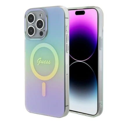 Guess IML Iridescent MagSafe - θήκη για Apple iPhone 15 Pro Max - Πολύχρωμο