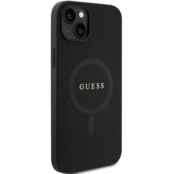 Guess Saffiano MagSafe - θήκη για Apple iPhone 15 Plus / 14 - Μαύρο - Image 4