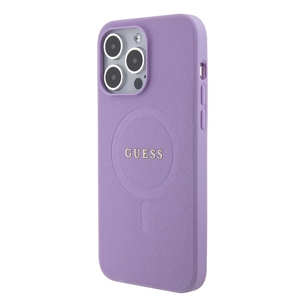 Guess Saffiano MagSafe - θήκη για Apple iPhone 15 Pro Max - Μωβ - Image 2