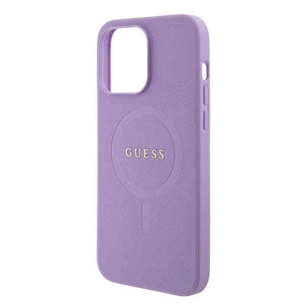 Guess Saffiano MagSafe - θήκη για Apple iPhone 15 Pro Max - Μωβ - Image 6
