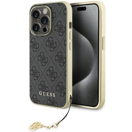 Guess Charms Collection - θήκη για Apple iPhone 15 Pro - Γκρι