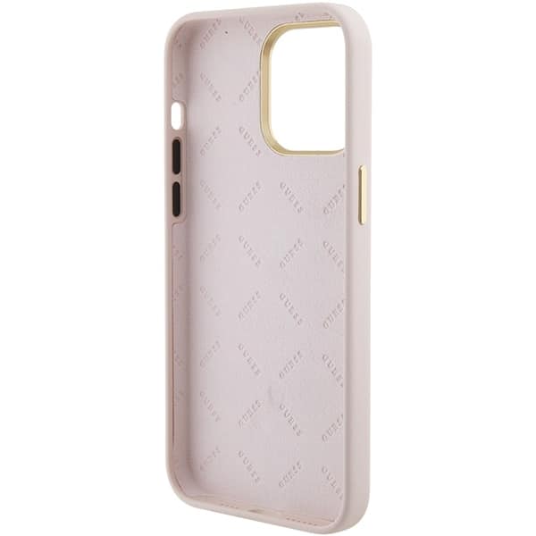 Guess Silicone Logo Strass - θήκη για Apple iPhone 15 Pro Max - Ροζ - Image 7