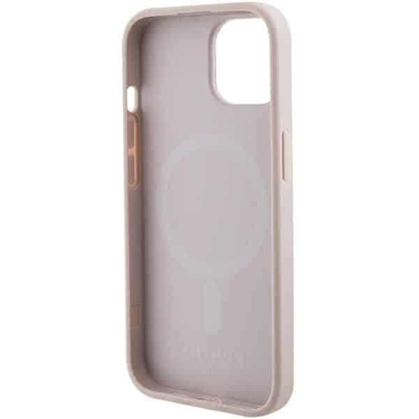 Guess Saffiano Magsafe - θήκη για Apple iPhone 15 Plus - Ροζ - Image 6