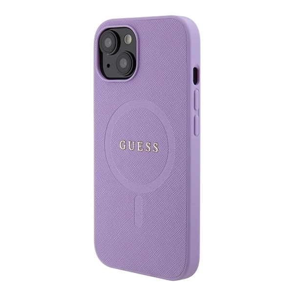 Guess Saffiano Magsafe - θήκη για Apple iPhone 15 Plus - Μωβ - Image 2