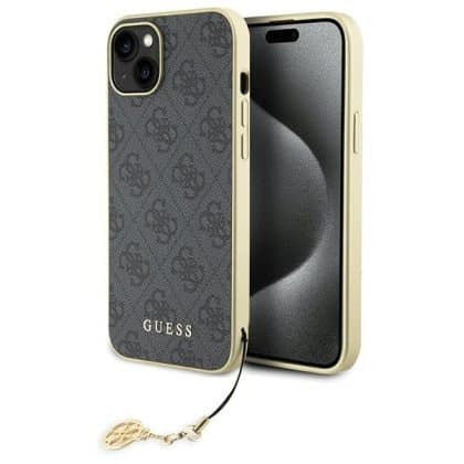 Guess 4G Charms - θήκη για Apple iPhone 15 Plus / 14 - Γκρι