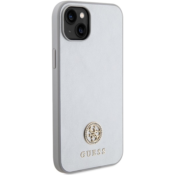 Guess Strass Metal Logo - θήκη για Apple iPhone 15 Plus - Διάφανο - Image 4