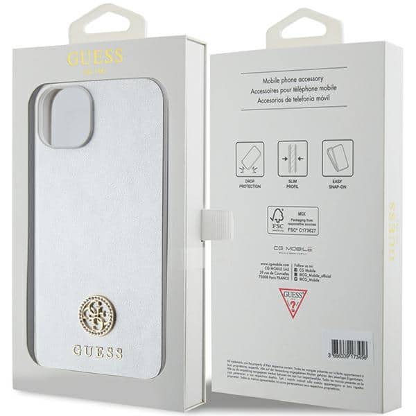 Guess Strass Metal Logo - θήκη για Apple iPhone 15 Plus - Διάφανο - Image 8