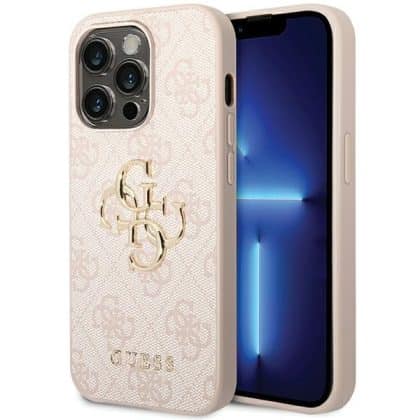 Guess 4G Big Metal Logo - θήκη για Apple iPhone 15 Pro Max - Ροζ