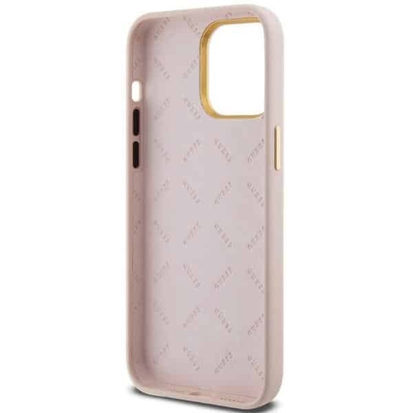 Guess Silicone Script - θήκη για Apple iPhone 15 Pro Max - Ροζ - Image 7