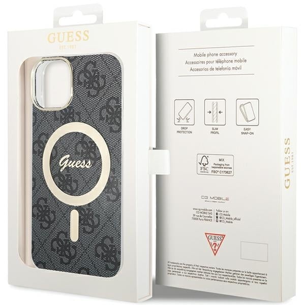 Guess 4G - θήκη για Apple iPhone 15 / 14 13 - Μαύρο - Image 7