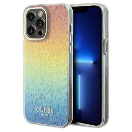 Guess Faceted Mirror Disco Iridescent - θήκη για Apple iPhone 13 Pro / - Πολύχρωμο