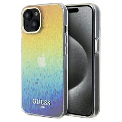 Guess Faceted Mirror Disco Iridescent - θήκη για Apple iPhone 14 - Πολύχρωμο
