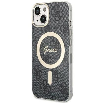 Guess 4G MagSafe - θήκη για Apple iPhone 15 Plus - Μαύρο