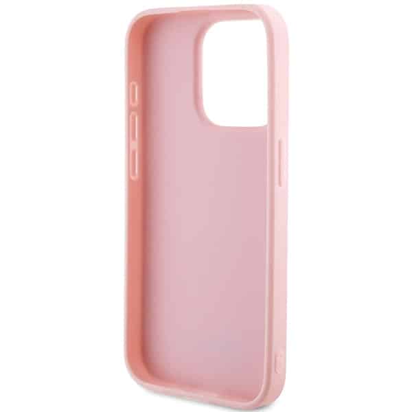 Guess Saffiano Iridescent Script - θήκη για Apple iPhone 15 Pro Max - Ροζ - Image 7