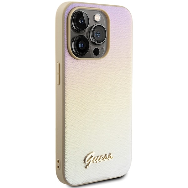 Guess Saffiano Iridescent Script - θήκη για Apple iPhone 15 Pro Max - Πολύχρωμο - Image 4
