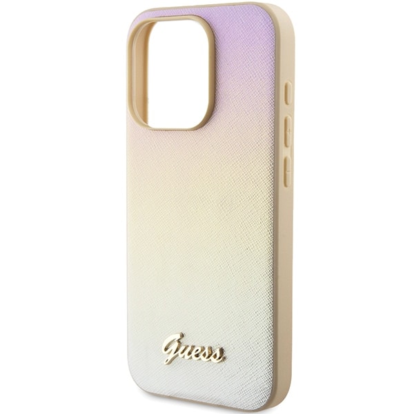 Guess Saffiano Iridescent Script - θήκη για Apple iPhone 15 Pro Max - Πολύχρωμο - Image 6