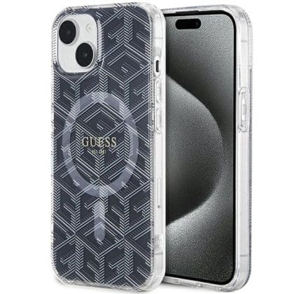Guess IML GCube MagSafe - θήκη για Apple iPhone 15 - Μαύρο