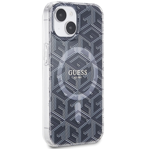 Guess IML GCube MagSafe - θήκη για Apple iPhone 15 Plus - Μαύρο - Image 4