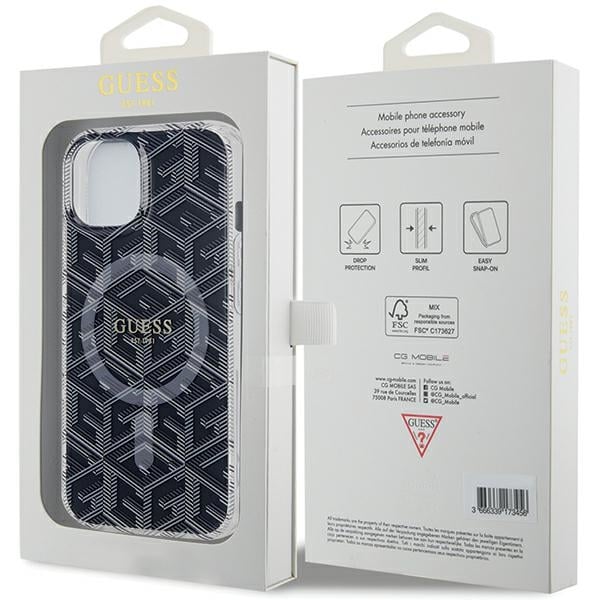 Guess IML GCube MagSafe - θήκη για Apple iPhone 15 Plus - Μαύρο - Image 8
