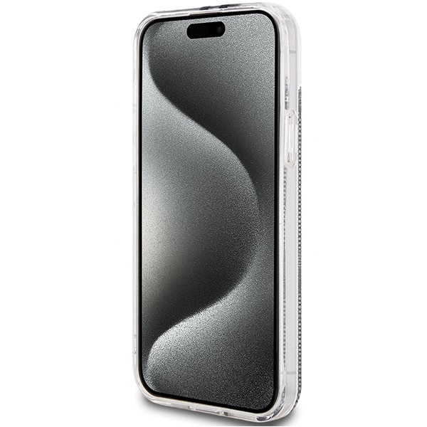 Guess IML 4G Gold Stripe - θήκη για Apple iPhone 15 Plus / 14 - Μαύρο - Image 5
