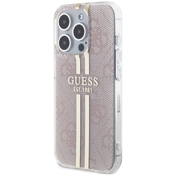 Guess Stripe - θήκη για Apple iPhone 14 Pro Max - Ροζ - Image 2