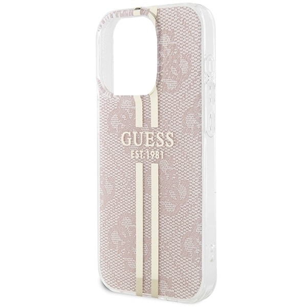 Guess Stripe - θήκη για Apple iPhone 14 Pro Max - Ροζ - Image 6