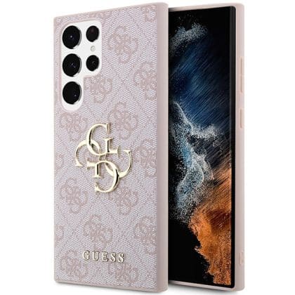 Guess Big Metal Logo - Samsung Galaxy S24 Ultra - Ροζ