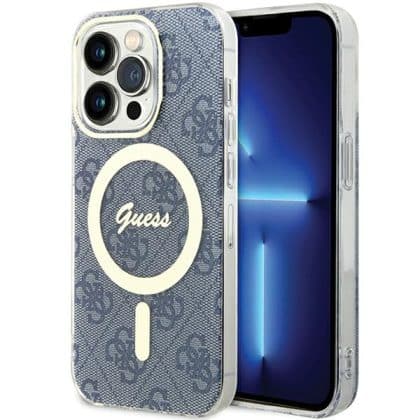 Guess 4G MagSafe - θήκη για Apple iPhone 15 Pro - Μπλε
