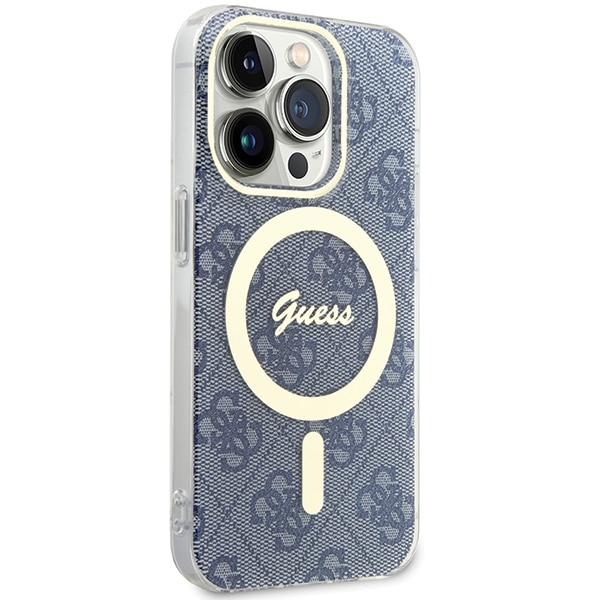 Guess 4G MagSafe - θήκη για Apple iPhone 15 Pro - Μπλε - Image 4