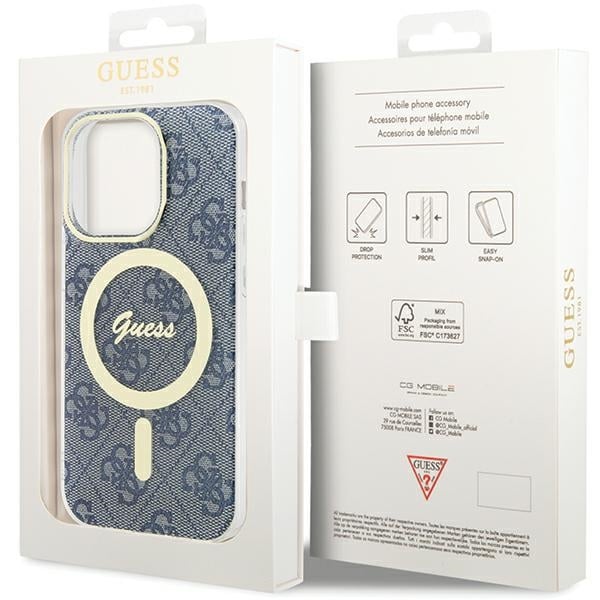 Guess 4G MagSafe - θήκη για Apple iPhone 15 Pro - Μπλε - Image 8