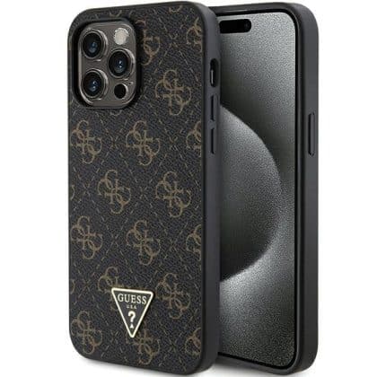 Guess 4G Triangle Metal Logo - θήκη για Apple iPhone 14 Pro Max - Μαύρο