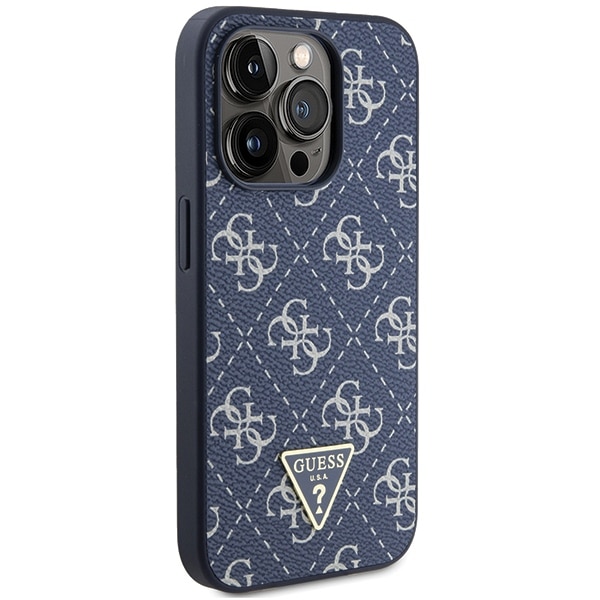 Guess Triangle Metal Logo - Apple iPhone 15 Pro Max - Μπλε - Image 4